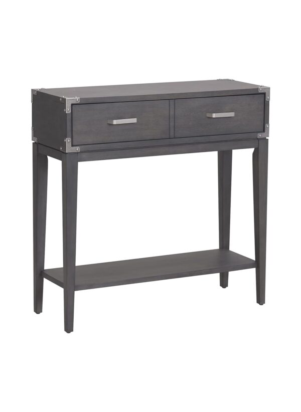 Leick Home Beckett Industrial Console Table, Gray